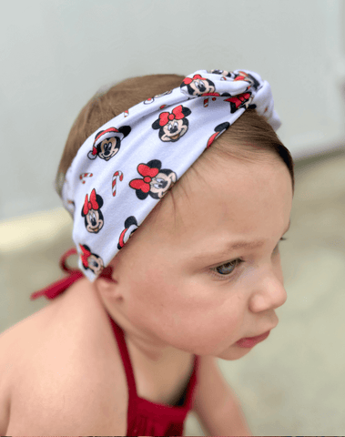 Merry Mouse Candy Canes Headband