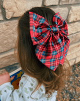 Tartan Satin Fable Bow