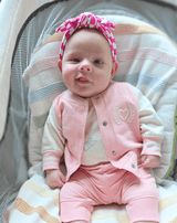 Hot Pink Checkered Headband
