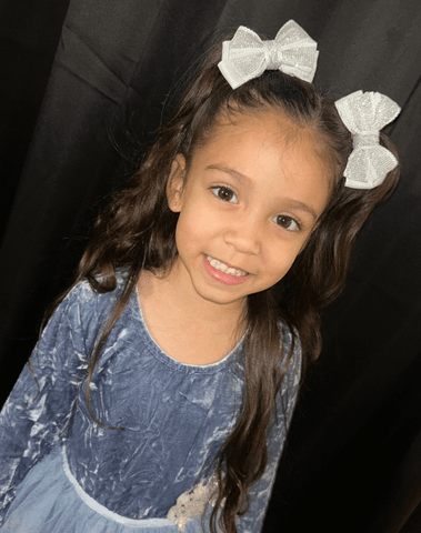 Starlight Shimmer Bow Clips