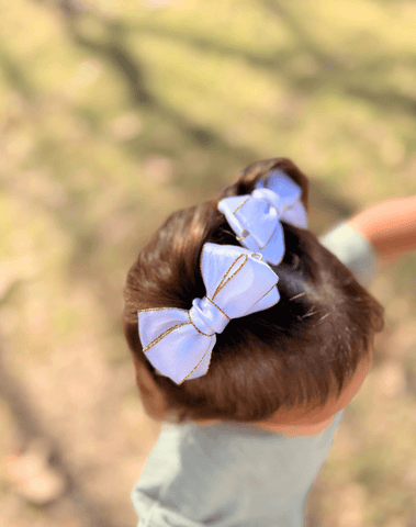 Irish Sparkle Bow Clips