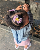 Bumble Bee Tulle Bow Clips