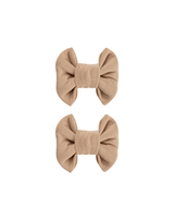 Almond Bow Clips