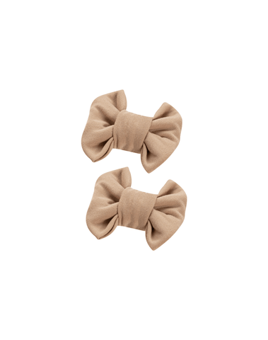 Almond Bow Clips