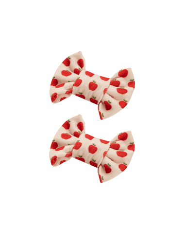 Honeycrisp Apple Bow Clips