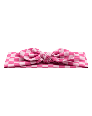 Barbie Pink Checkered Headband