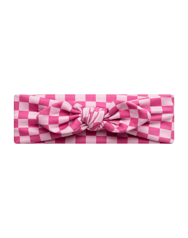 Barbie Pink Checkered Headband