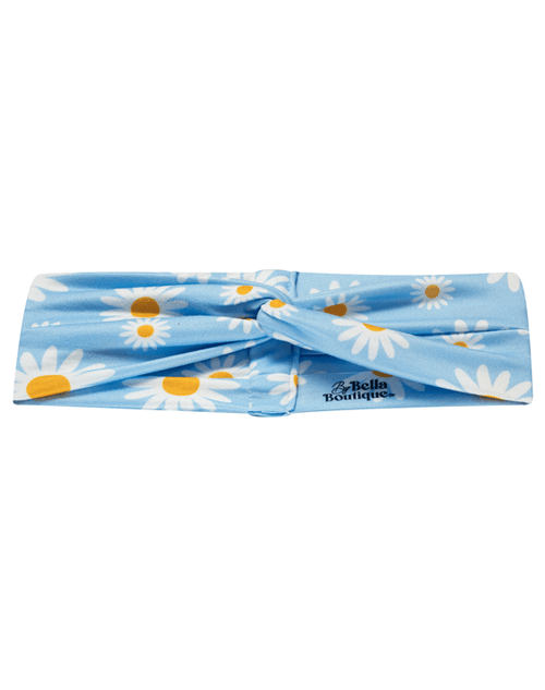 Blue Daisy Mom Headband