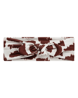 Brown Cow Hide Headband