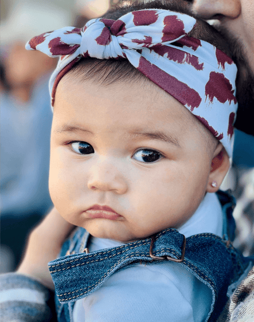 Brown Cow Hide Headband