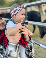 Brown Cow Hide Headband