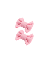 Bubblegum Pink Bow Clips