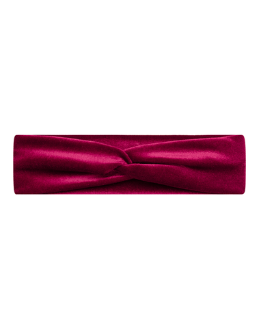 Burgundy Velvet Mom Headband