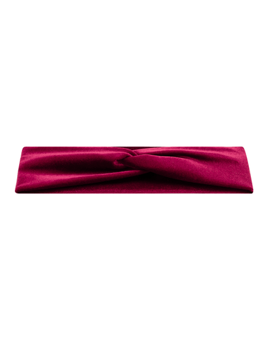 Burgundy Velvet Mom Headband