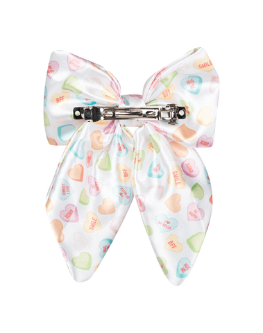 Candy Hearts Satin Fable Bow