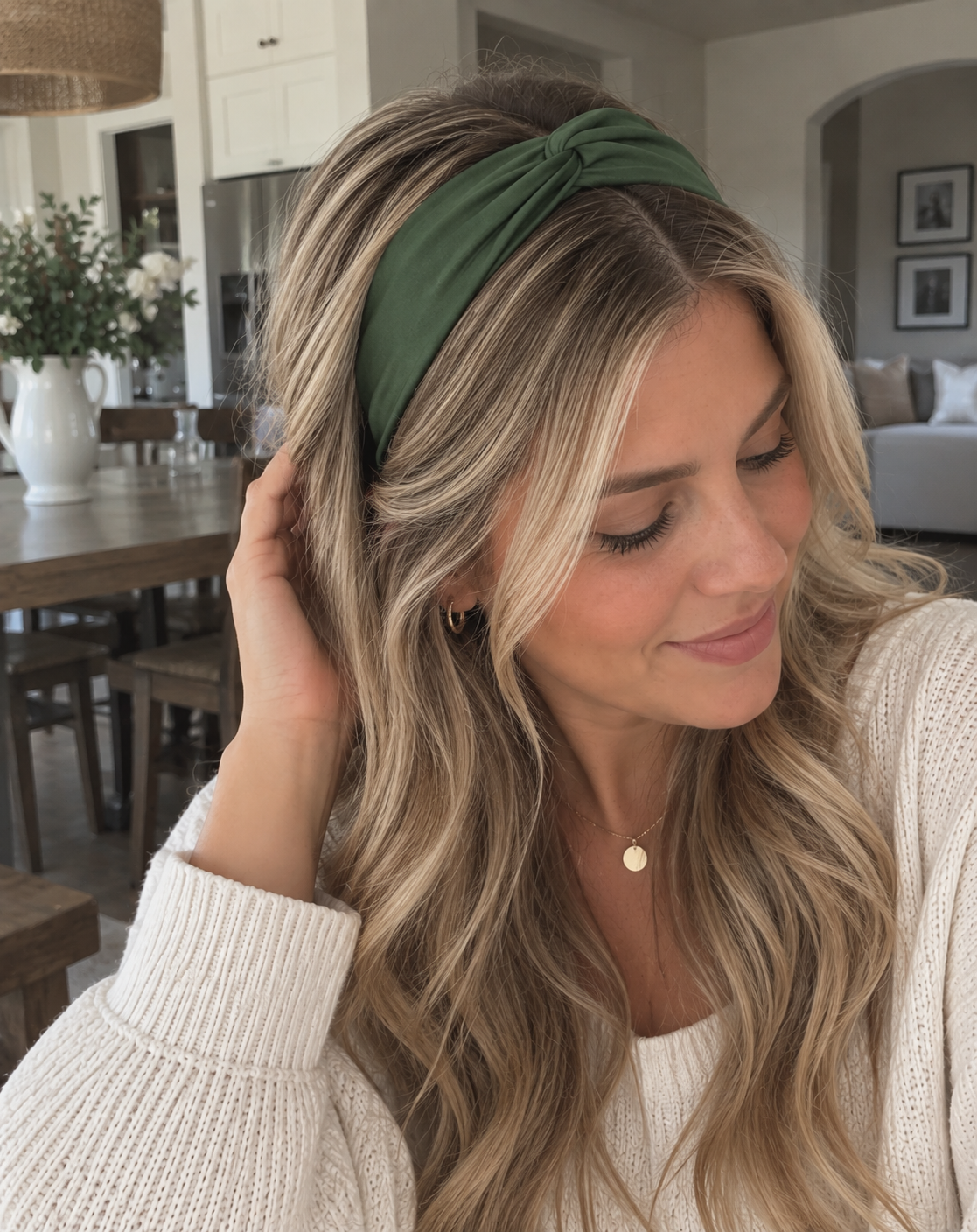 Forest Green Mom Headband