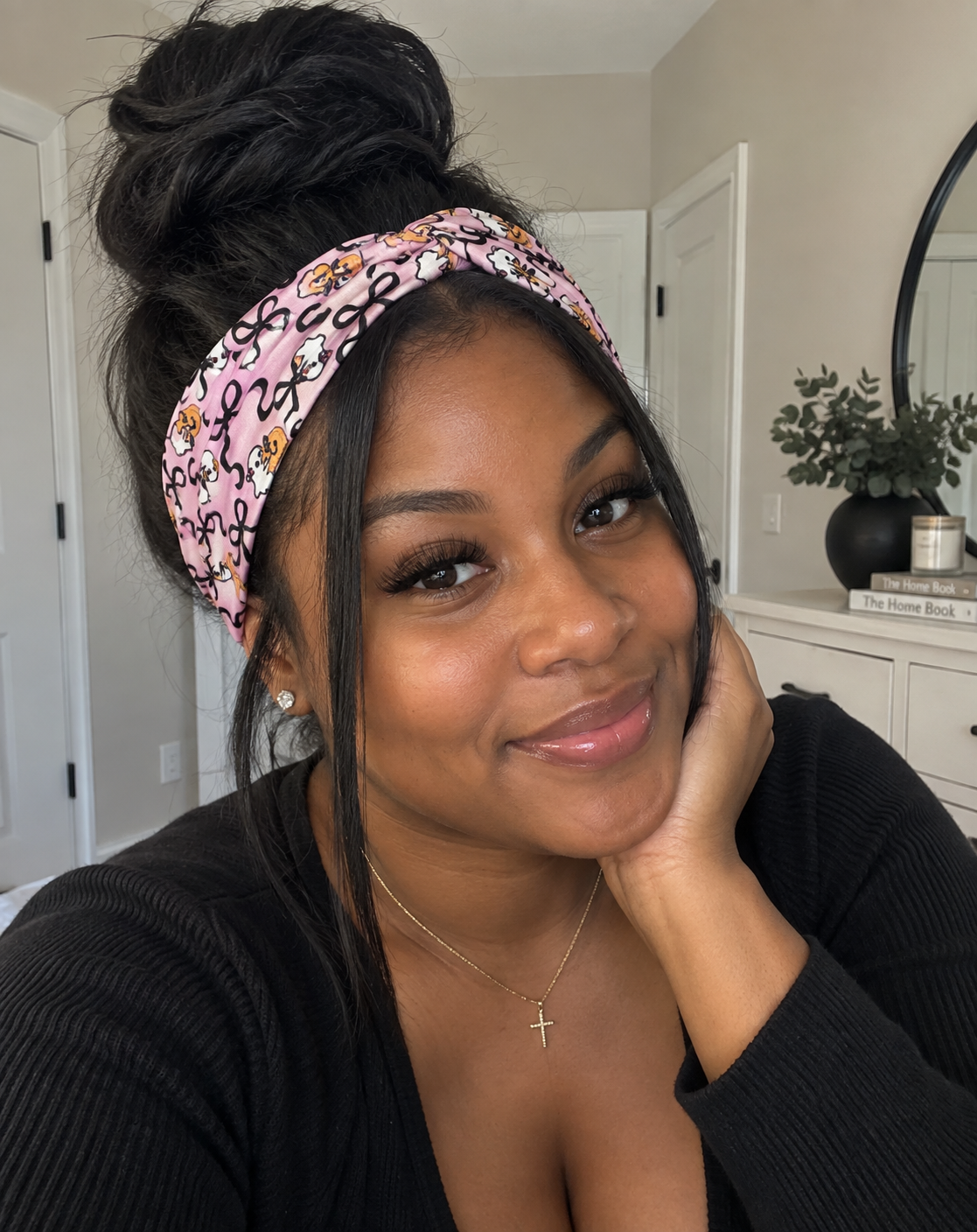 Ghost & Pumpkin Mom Headband