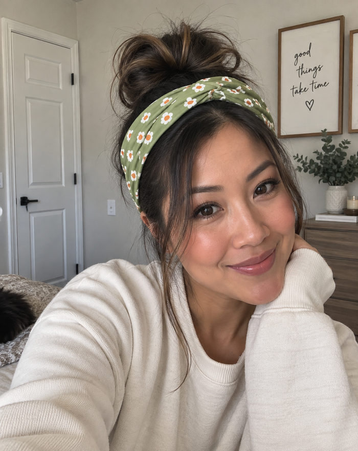 Olive Bloom Mom Headband
