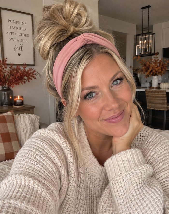 Autumn Rose Mom Headband