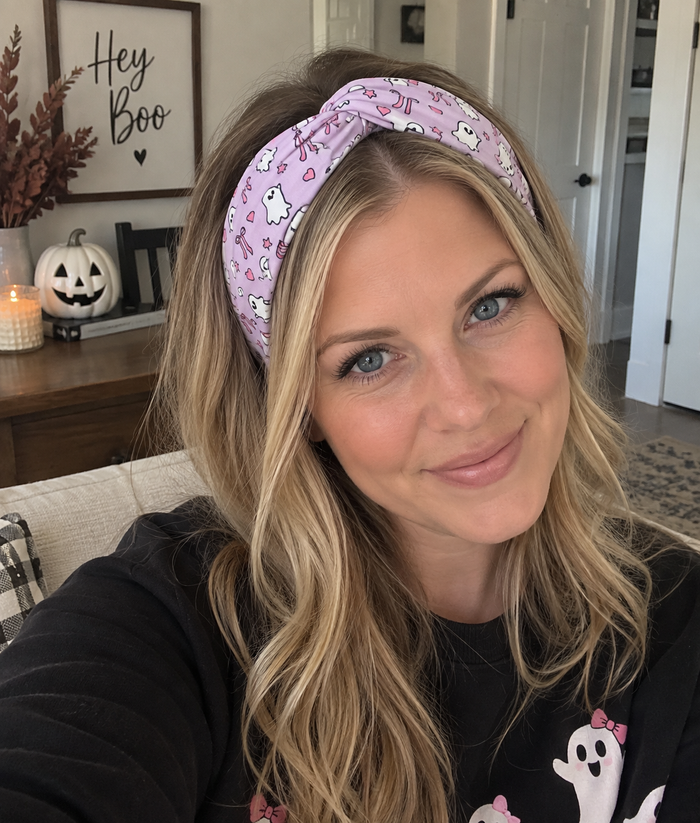 Coquette Girly Ghost Mom Headband