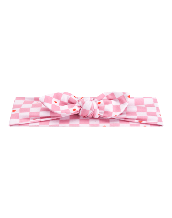 Checkered Sweetheart Headband