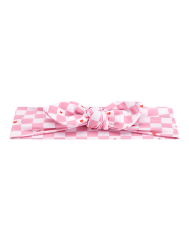 Checkered Sweetheart Headband