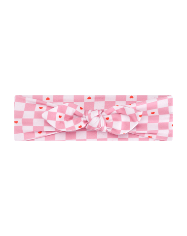 Checkered Sweetheart Headband