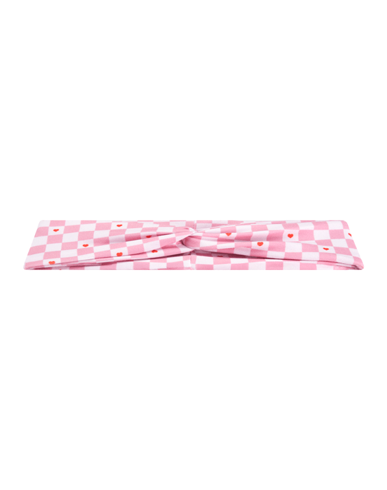 Checkered Sweetheart Mom Headband