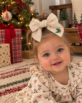 Cream Linen Holly Fable Bow