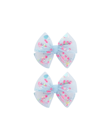 Seaside Sprinkles Shaker Bow Clips
