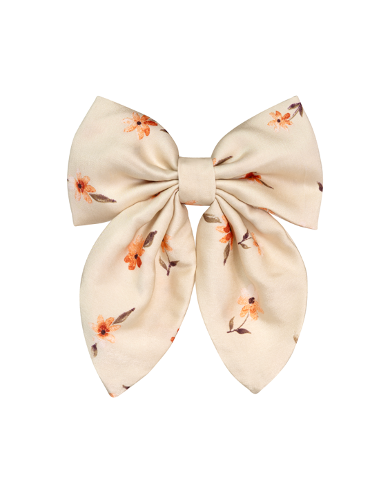 Amber Blossom Satin Fable Bow