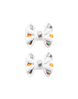 Pumpkin Spice Bow Clips