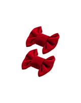 Red Bow Clips