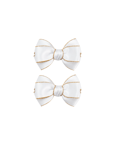 Irish Sparkle Bow Clips