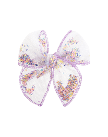 Spring Confetti Shaker Bow