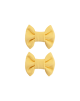 Daffodil Bow Clips