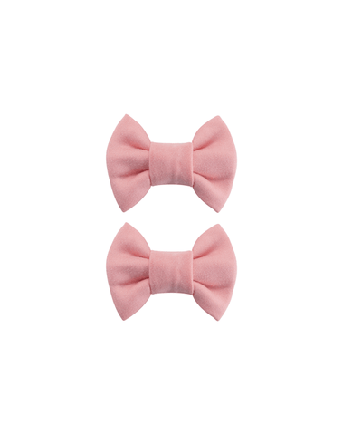 Peach Blossom Bow Clips