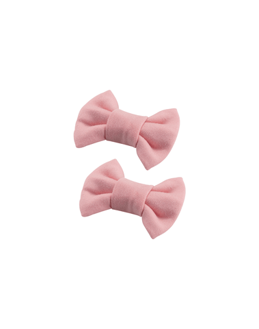 Peach Blossom Bow Clips