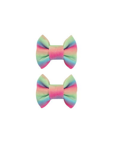 Tie-Dye Bow Clips