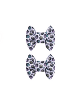 Seashell Sparkles Bow Clips