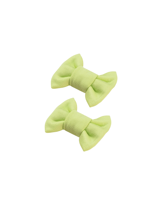 Key Lime Delight Bow Clips