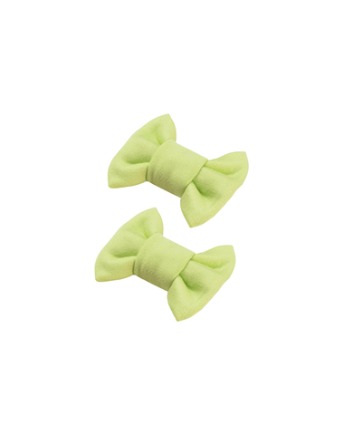 Key Lime Delight Bow Clips