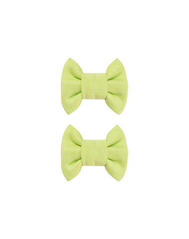 Key Lime Delight Bow Clips