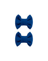 All American Blue Bow Clips