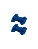 All American Blue Bow Clips