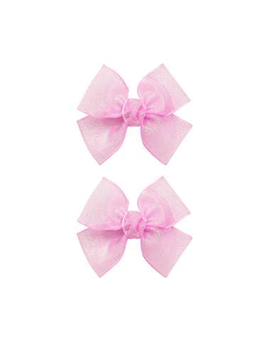 Mermaid's Blush Bow Clips
