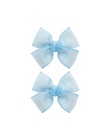 Seaside Shimmer Bow Clips