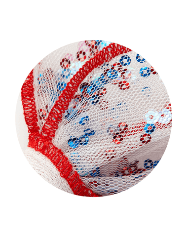 Star Spangled Confetti Shaker Bow
