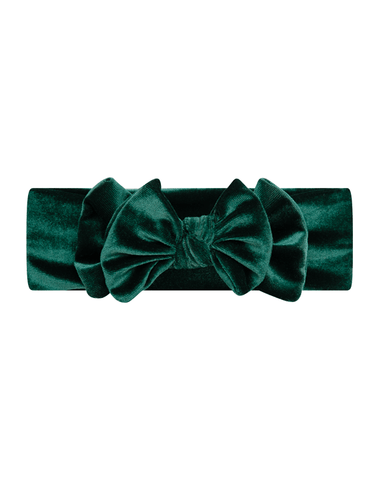 Emerald Green Velvet Classic Headband