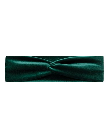 Emerald Green Velvet Mom Headband